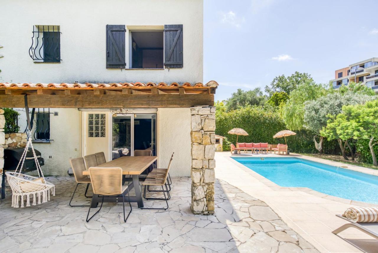 Belle Villa De Charme Avec Piscine Antibes Exterior foto