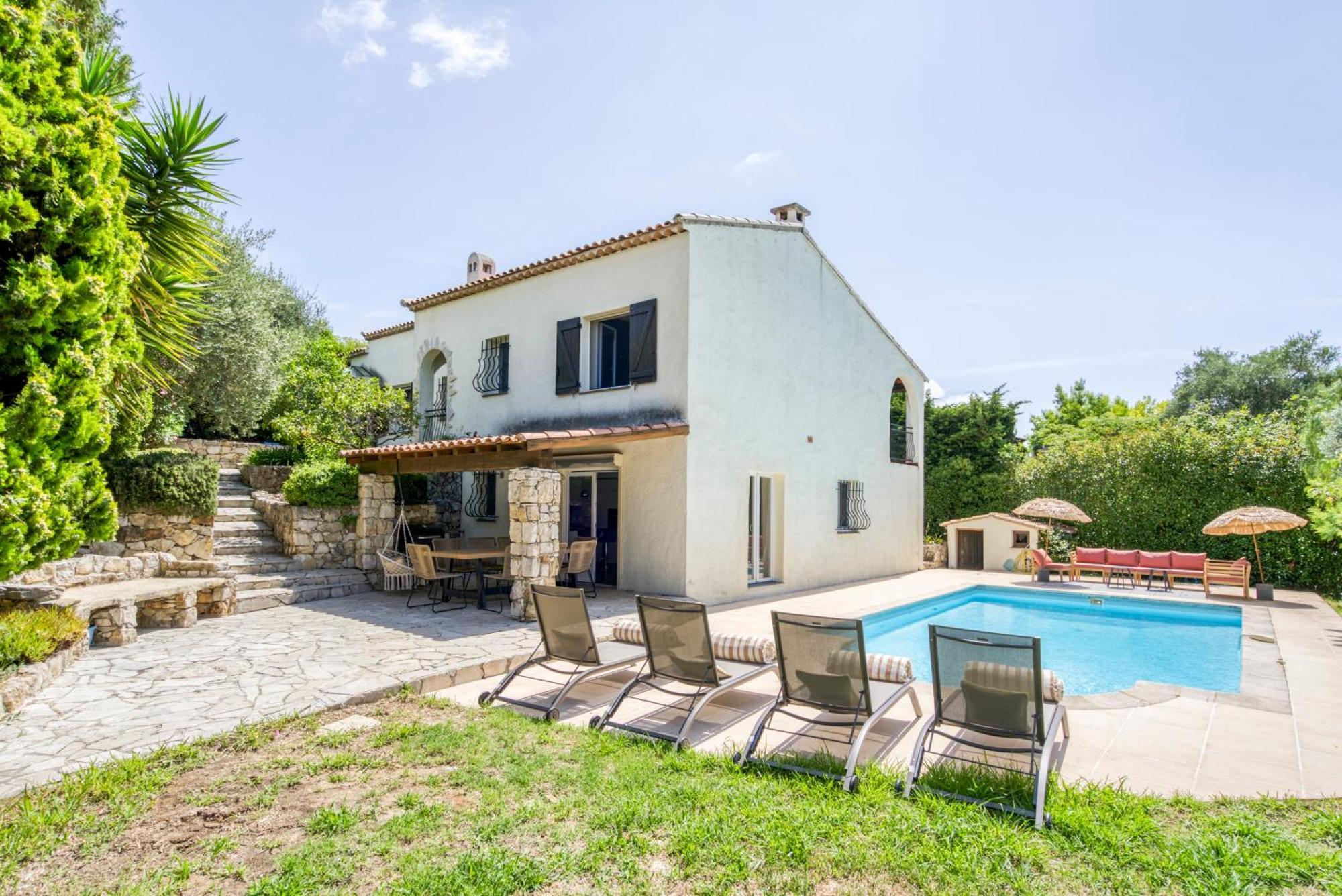 Belle Villa De Charme Avec Piscine Antibes Exterior foto