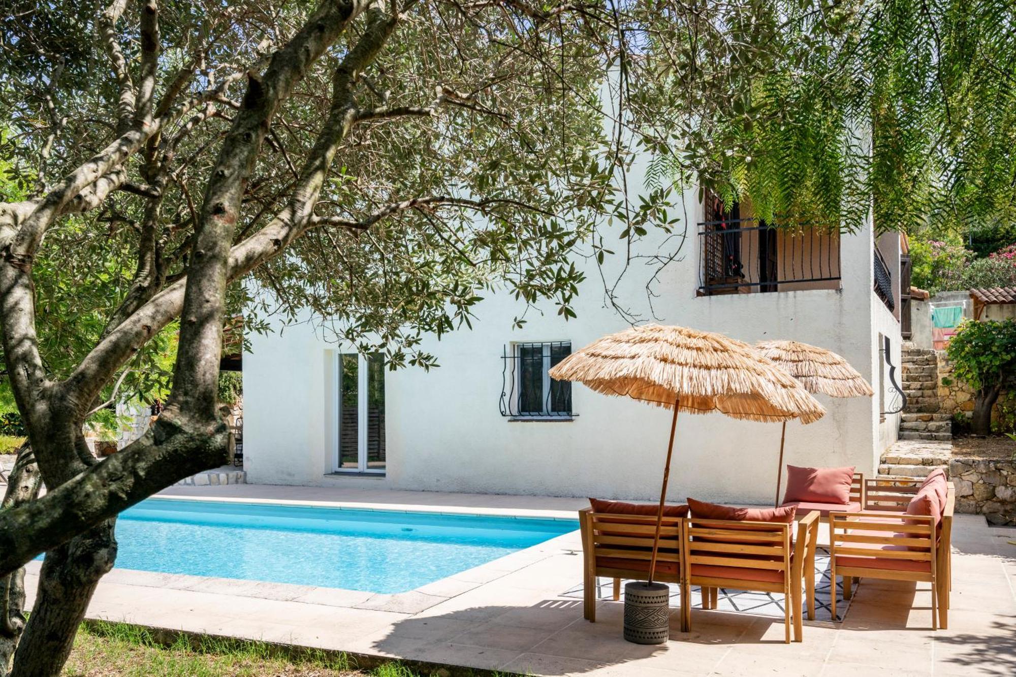 Belle Villa De Charme Avec Piscine Antibes Exterior foto
